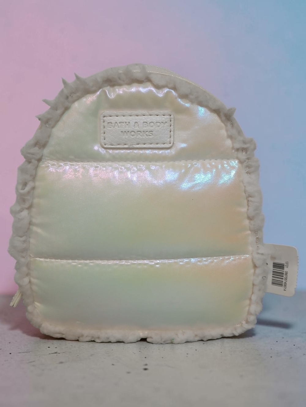 Bath & Body Works Iridescent Cream Mini Backpack Pouch